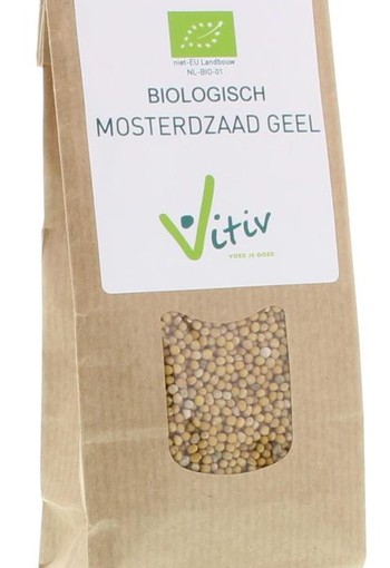 Vitiv Geel mosterdzaad bio (100 Gram)
