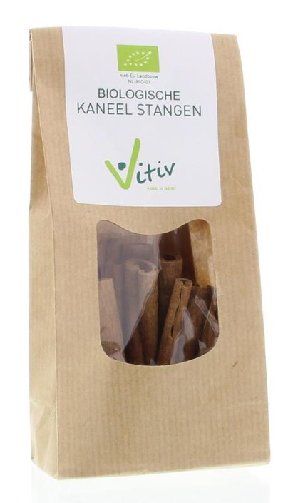 Vitiv Kaneel stangen/stok bio (50 Gram)