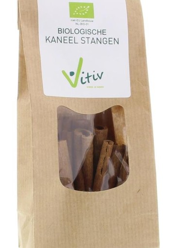 Vitiv Kaneel stangen/stok bio (50 Gram)
