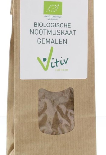 Vitiv Nootmuskaat gemalen bio (40 Gram)
