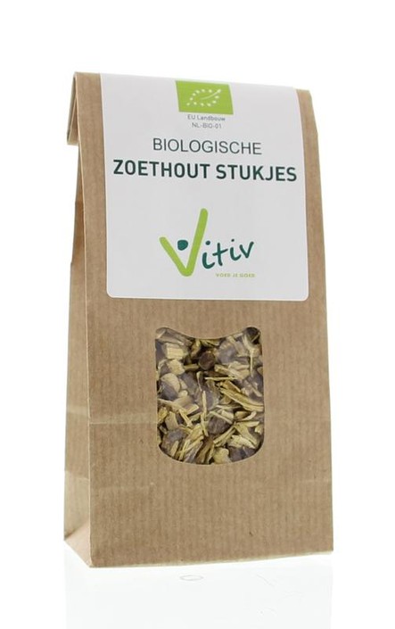 Vitiv Zoethoutstukjes bio (50 Gram)