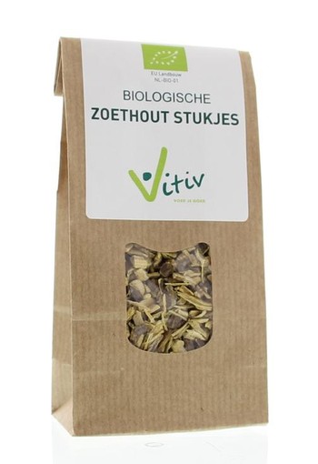 Vitiv Zoethoutstukjes bio (50 Gram)