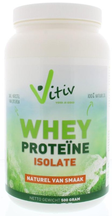 Vitiv Whey proteine isolaat (500 Gram)
