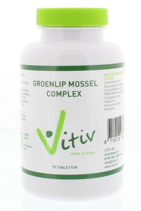 Vitiv Groenlipmossel complex (90 Tabletten)