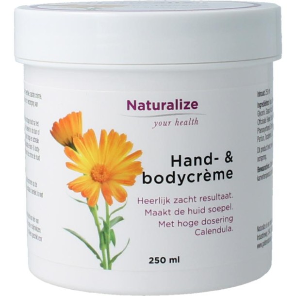 Naturalize Hand en bodycreme (250 Milliliter)