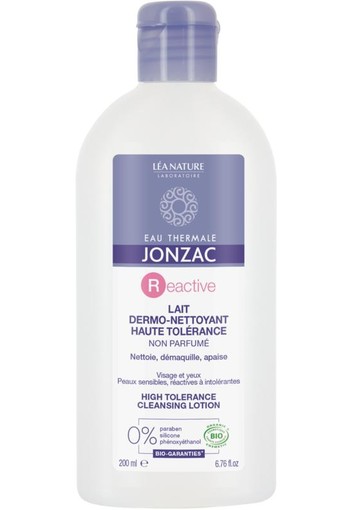 Jonzac Reactive reinigingslotion gevoelige huid (200 Milliliter)