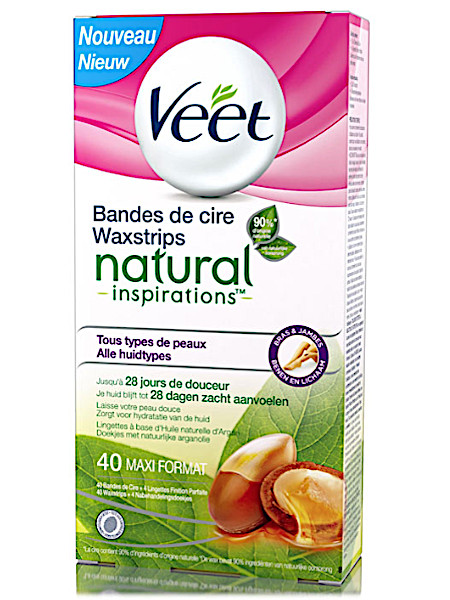 Veet Koude wasstrips naturals 40 stuks