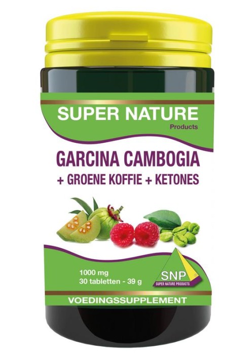 SNP Garcinia + groene koffie + ketones (30 Vegetarische capsules)