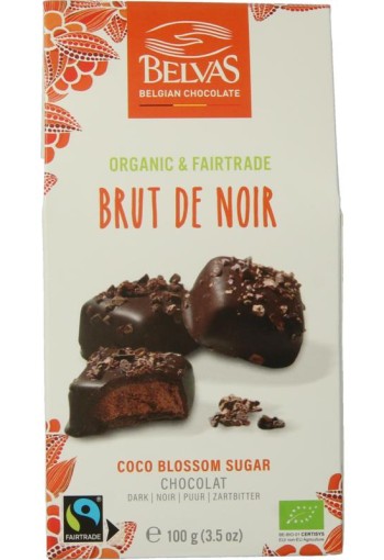 Belvas Brut de noir 82% bio (100 Gram)