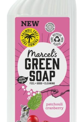 Marcel's GR Soap Wasmiddel patchouli & cranberry (1 Liter)