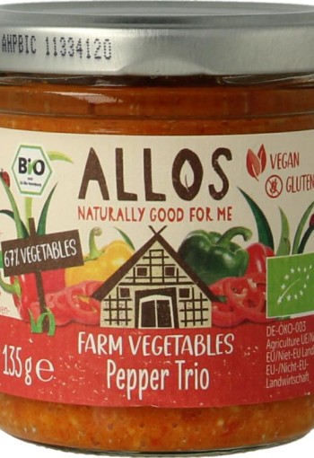 Allos Farm vegetables pepper trio bio (135 Gram)