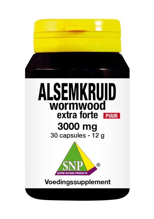 SNP Alsemkruid wormwood 3000 mg puur (30 Capsules)