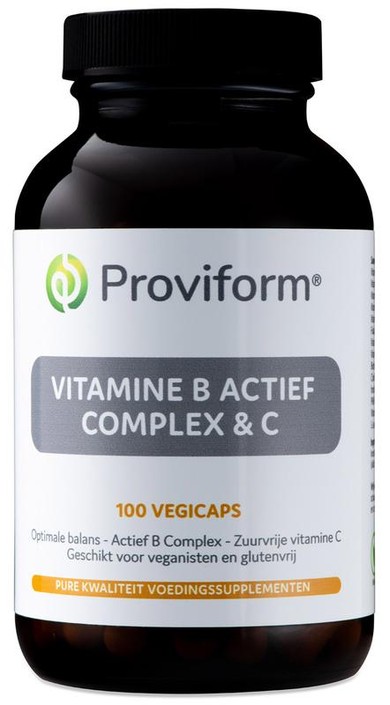 Proviform Vitamine B actief complex & C (100 Vegetarische capsules)