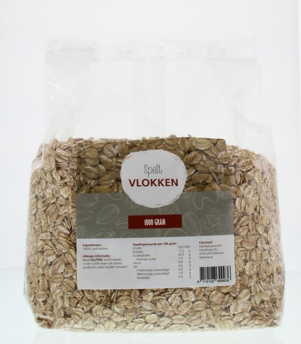 Mijnnatuurwinkel Speltvlokken (1 Kilogram)