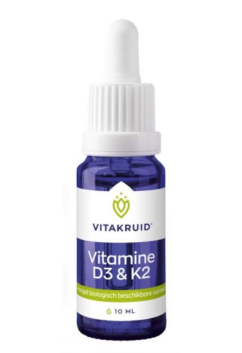 Vitakruid Vitamine D3 & K2 (10 Milliliter)