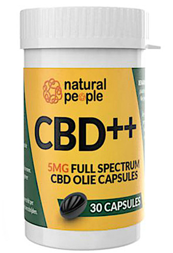 Na­tu­ral Pe­o­p­le CBD olie soft­gel cap­su­les 5mg 30 stuks