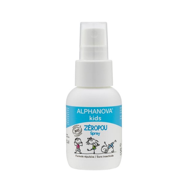 Alphanova Kids Zeropou spray preventie hoofdluis (50 Milliliter)