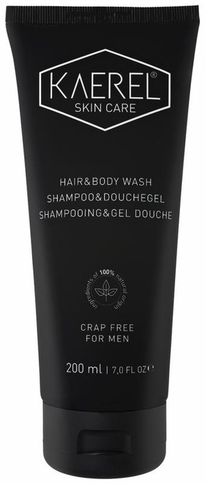Kaerel Shampoo & douchegel skin care (200 Milliliter)