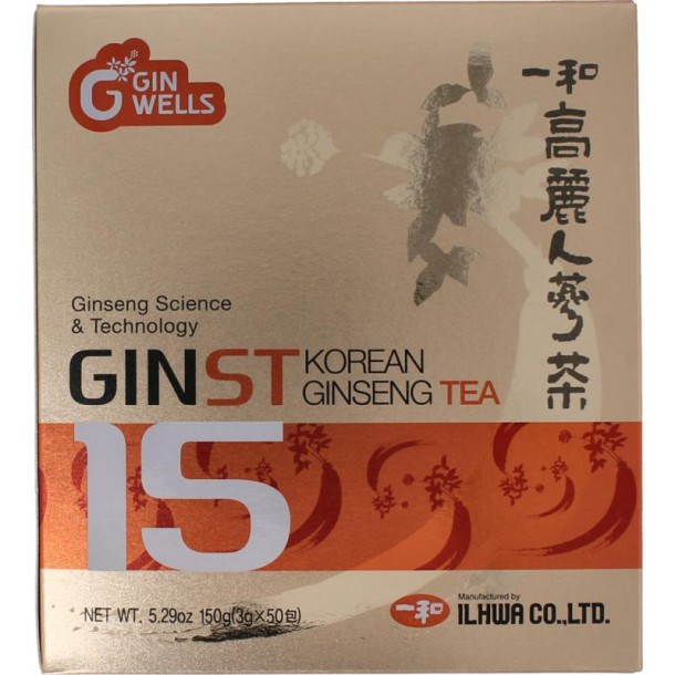 Ilhwa Ginst15 Korean ginseng tea (50 Zakjes)