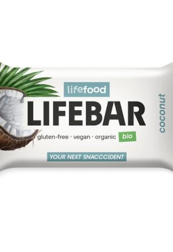 Lifefood Mini lifebar energiereep kokos raw & bio (25 Gram)