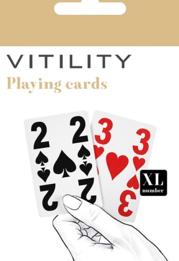 Vitility Speelkaarten xl (2 Stuks)