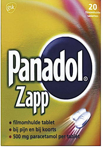 Pan­adol Zapp 500 mg 20 stuks