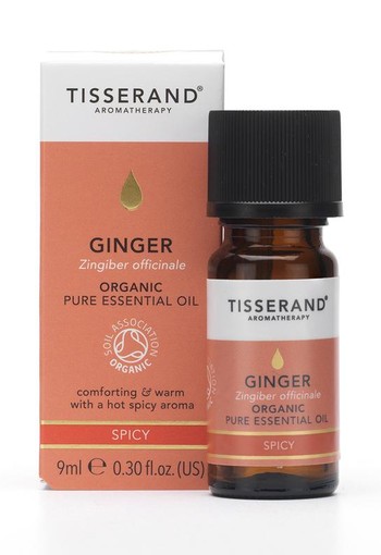 Tisserand Ginger gember organic bio (9 Milliliter)