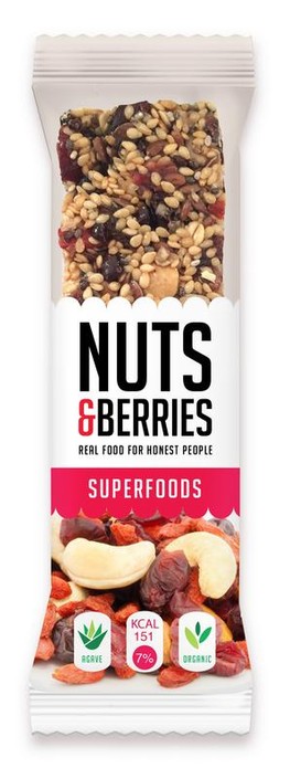 Nuts & Berries Bar superfoods bio (40 Gram)