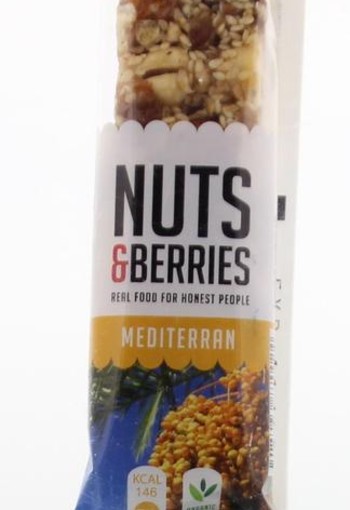 Nuts & Berries Bar mediterran bio (40 Gram)
