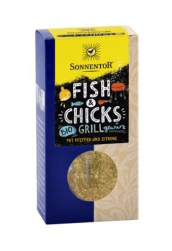 Sonnentor Fish & chicks bbq kruiden bio (55 Gram)