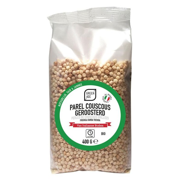 Greenage Parelcouscous geroosterd bio (400 Gram)