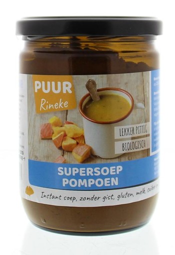 Puur Rineke Super soep pompoen bio (196 Gram)