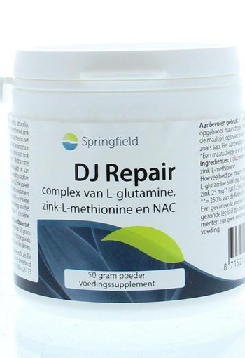 Springfield DJ Repair glut/nac/zink (50 Gram)