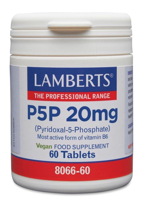 Lamberts Vitamine B6 (P5P) 20mg (60 Tabletten)