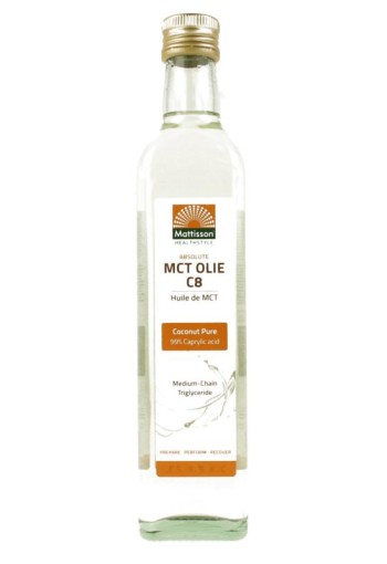 Mattisson MCT olie C8 - coconut pure - 99% caprylic acid (500 Milliliter)