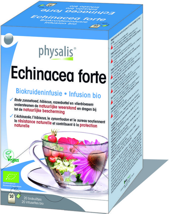 Physalis Echinacea forte thee bio (20 Zakjes)