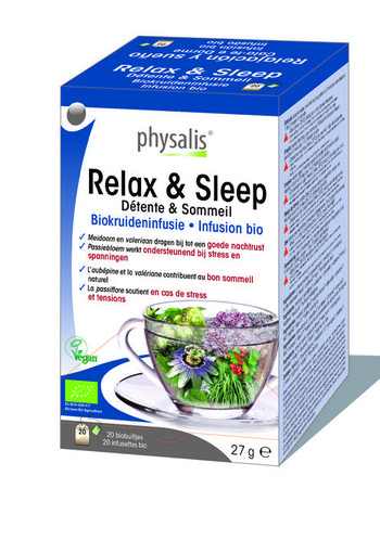 Physalis Relax & sleep thee bio (20 Zakjes)
