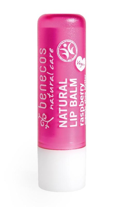 Benecos Natural lipbalm raspberry (1 Stuks)