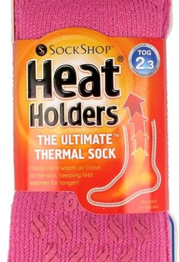 Heat Holders Ladies slipper socks maat 4-8 candy (1 Paar)