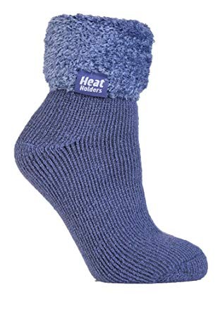 Heat Holders Ladies lounge socks maat 4-8 (37-42) dark lavender (1 Paar)