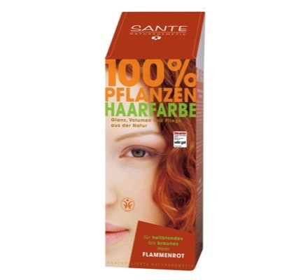 Sante Haarverf vlammend rood BDIH (100 Gram)