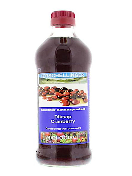 Terschellinger Cranberry diksap bio (500 Milliliter)