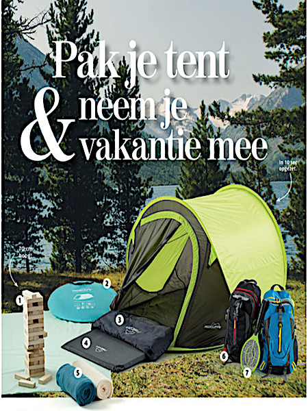 Pop up tent 2-persoons 220x120x95 cm.