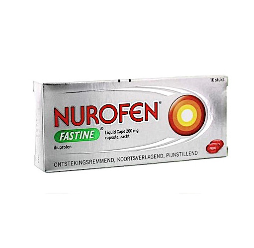 Nurofen Fastine liquid caps 200 mg (10 Stuks)
