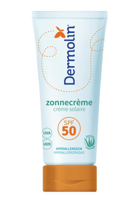 Dermolin Zonnebrandcreme SPF50 (75 Milliliter)