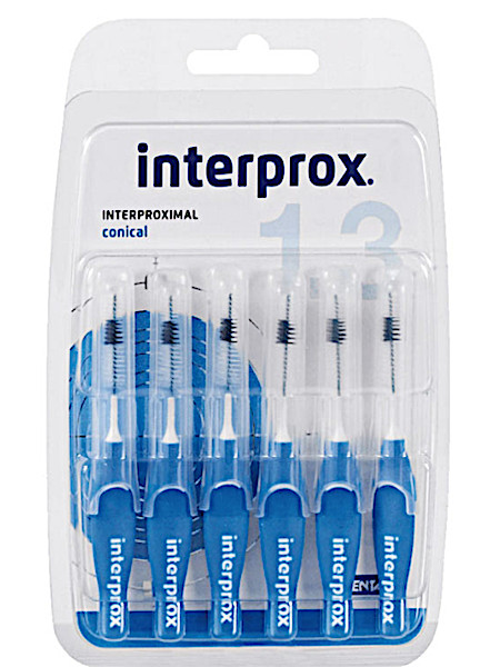 Interprox Premium Interdentale rager conical blauw