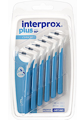 In­ter­prox Plus In­ter­den­ta­le ra­ger co­ni­cal blauw