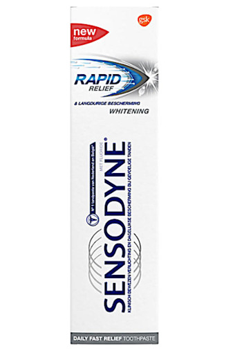 Sen­so­dy­ne Rapid re­lief whi­te­ning tand­pas­ta  75 ml