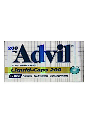 Advil Reliva liquid caps 200mg (10 Capsules)