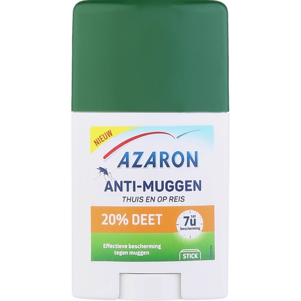 Azaron Anti muggen 20% deet stick (50 ml)